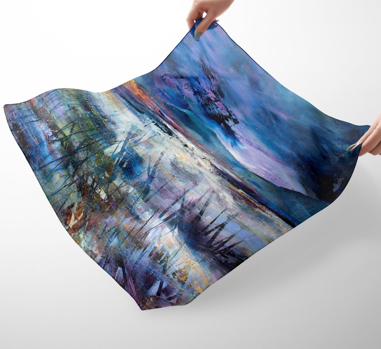 Highland Hues Silk Scarf | Scottish Creations