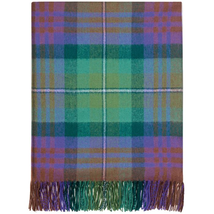Isle of Skye Tartan Lambswool Blanket | Lochcarron | Scottish Creations