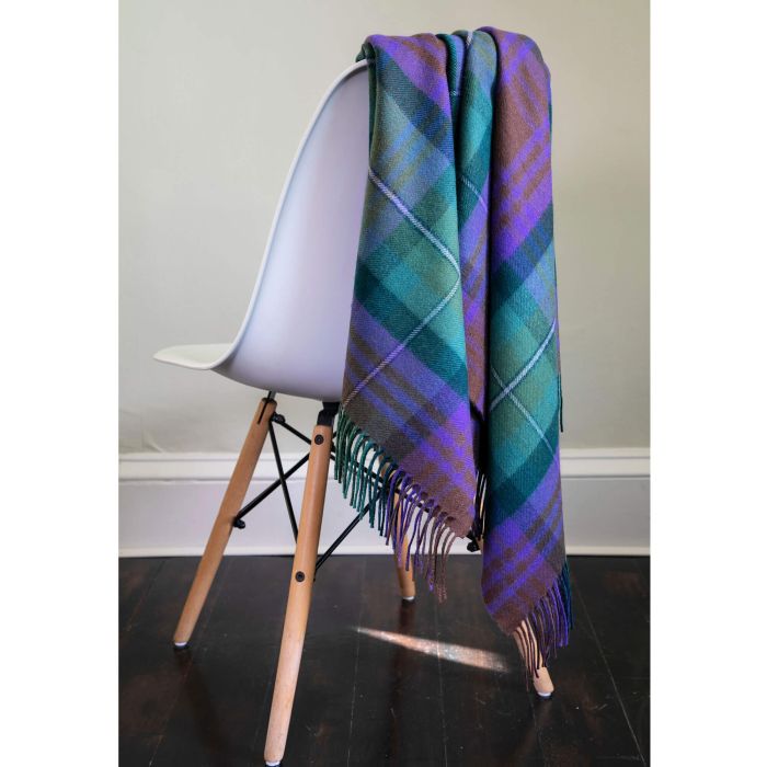 Isle of Skye Tartan Lambswool Blanket | Scottish Creations