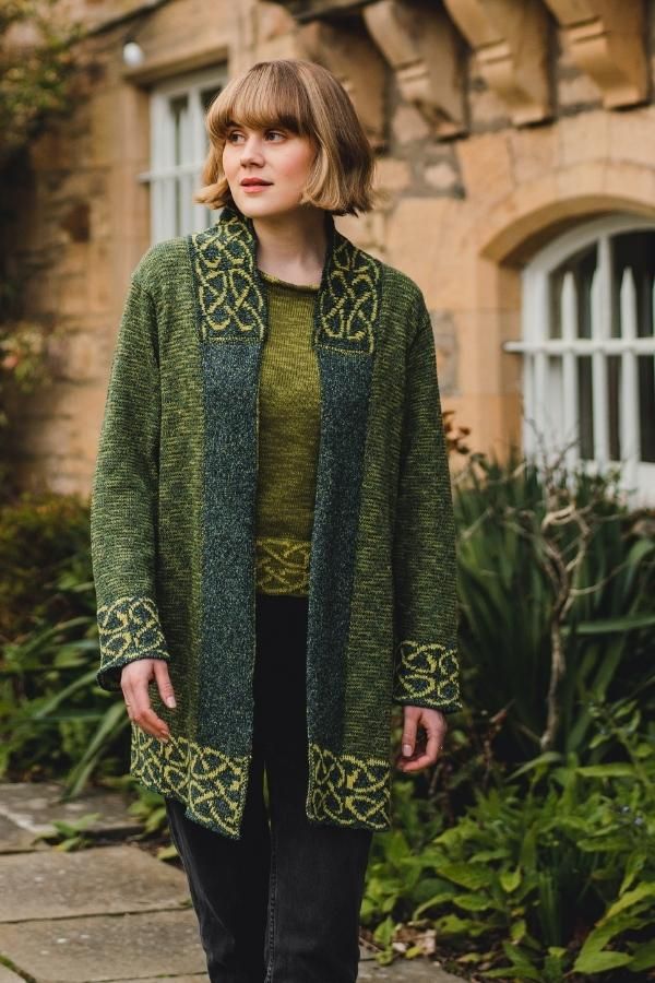 Long Mull Jacket in Moss | Scottish Creations