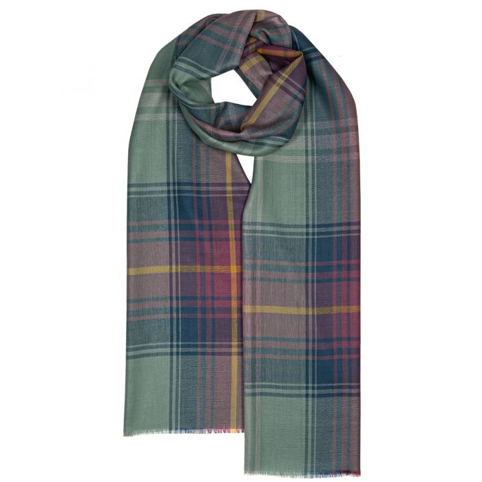 Luxury Extra Fine Merino Stole Hame Tartan | Scottish Creations