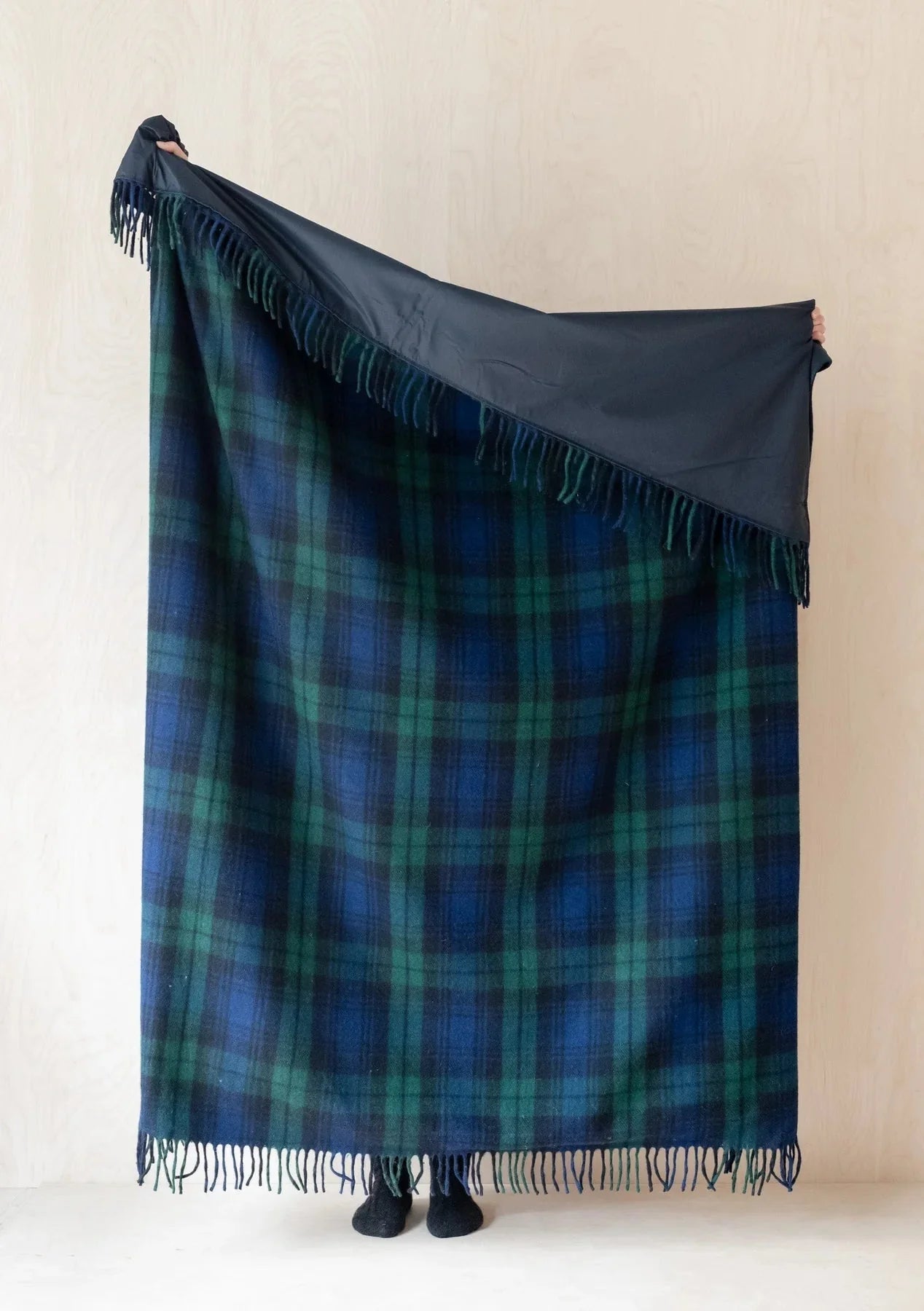 Picnic Blanket in Black Watch Tartan | Scottish Creations