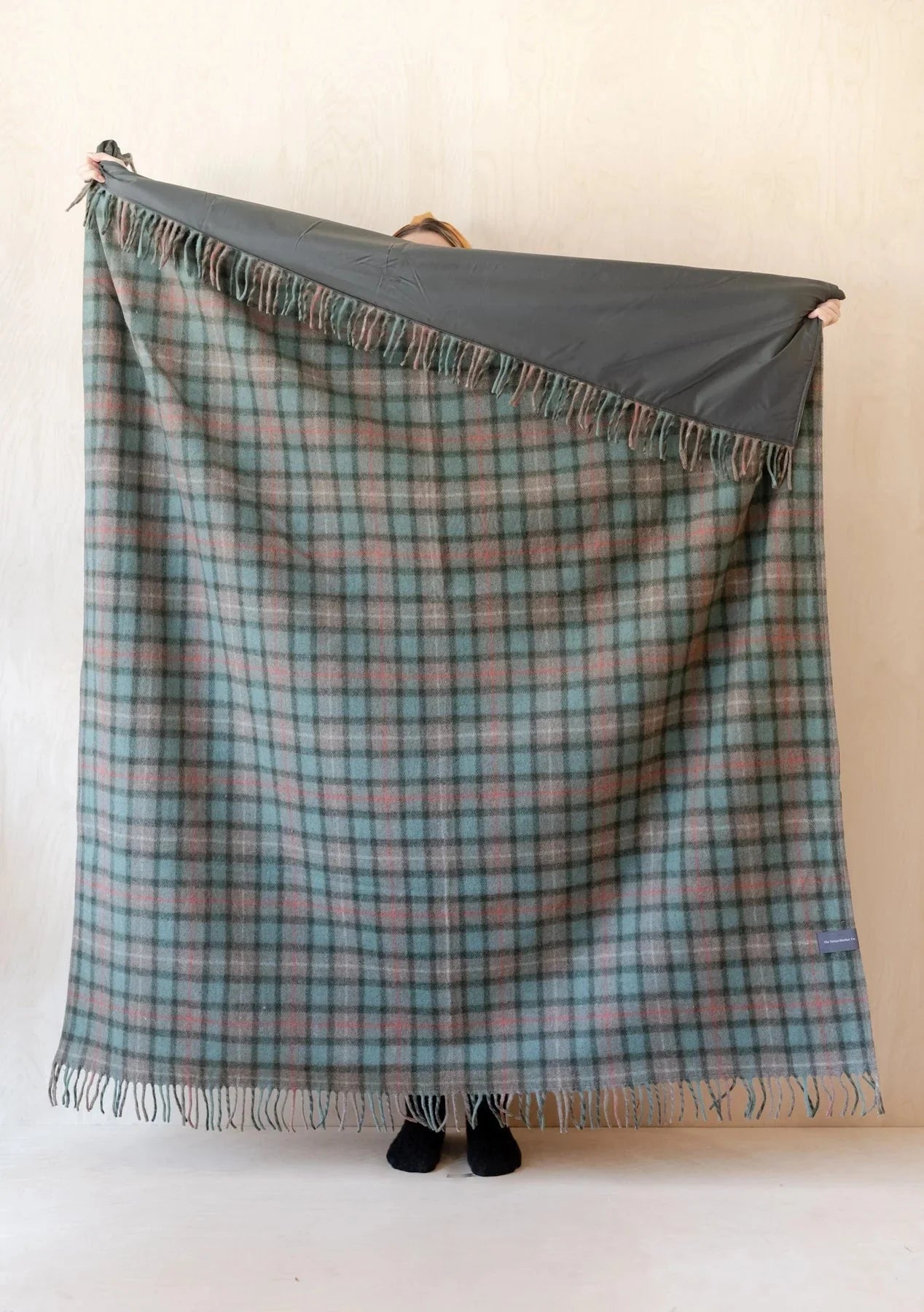 Picnic Blanket in Fraser Hunting Weathered Tartan | Scottish Creations