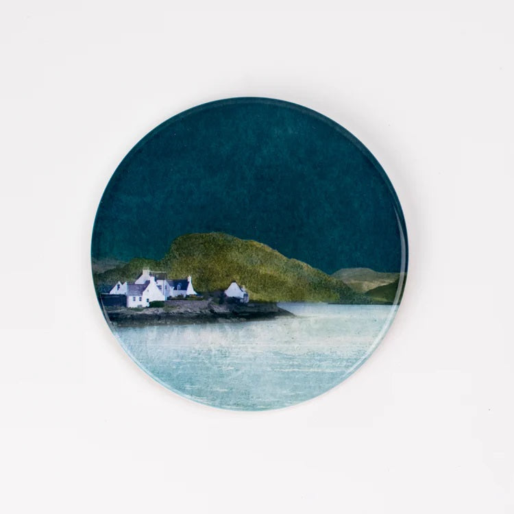 Plockton Ceramic Coaster | Scottish Creations