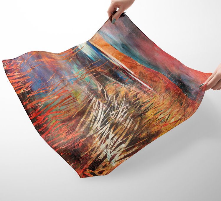 Radiant Light Silk Scarf | Scottish Creations