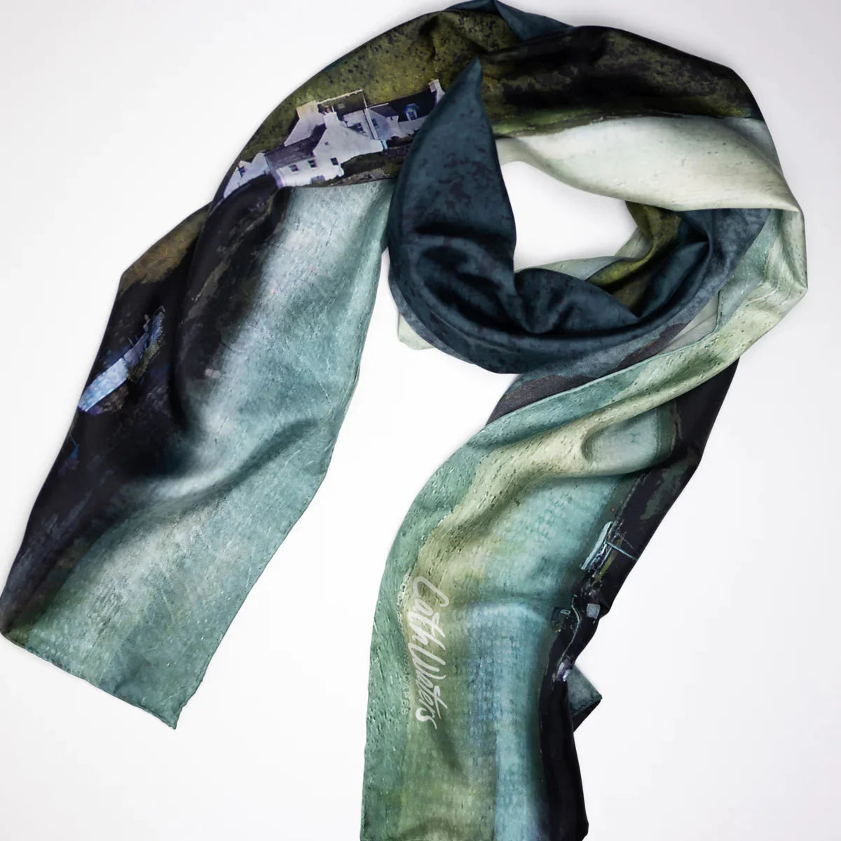 Silk scarf - Plockton | Scottish Creations