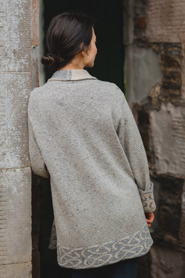 Skye Jacket in Mist Merino Wool | Scottish Creations