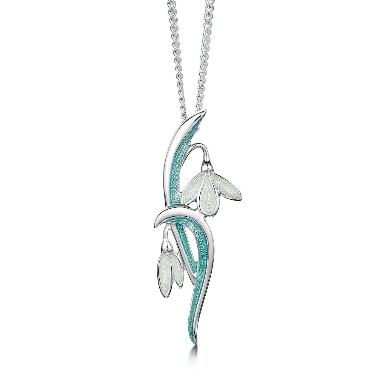 Snowdrop Slender Necklace | Sheila Fleet | Scottish Creations