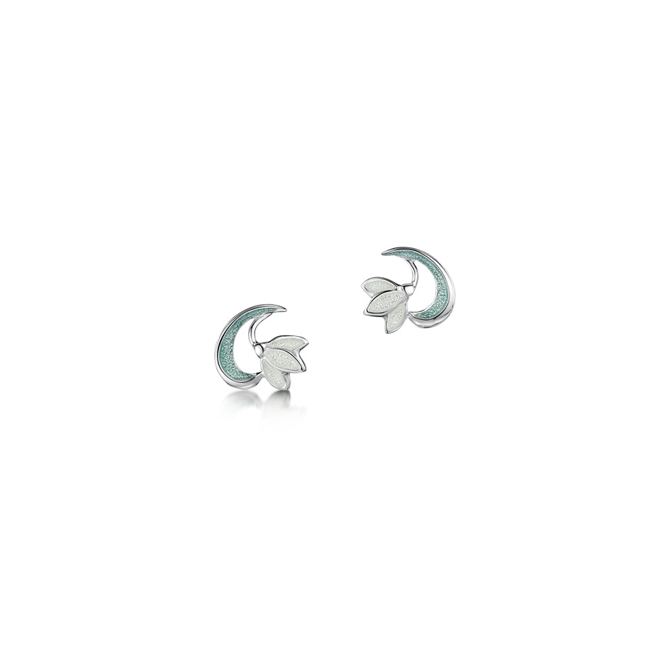 Snowdrop Stud Earrings | Sheila Fleet | Scottish Creations