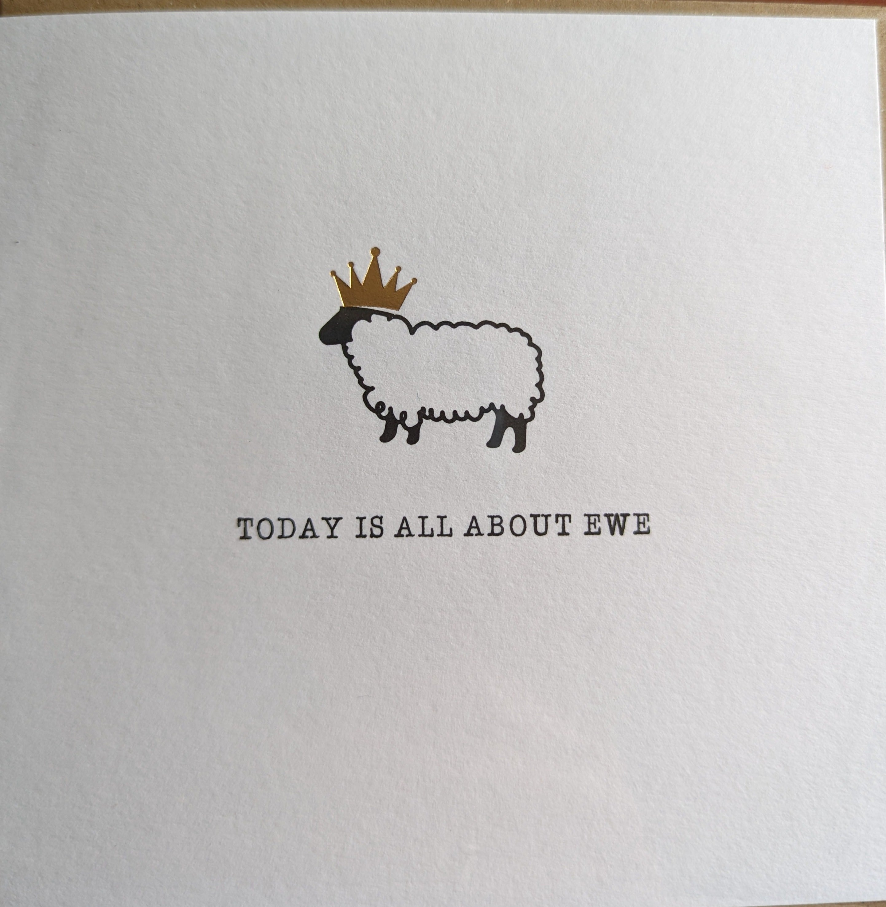 Today is all about ewe Card | Scottish Creations