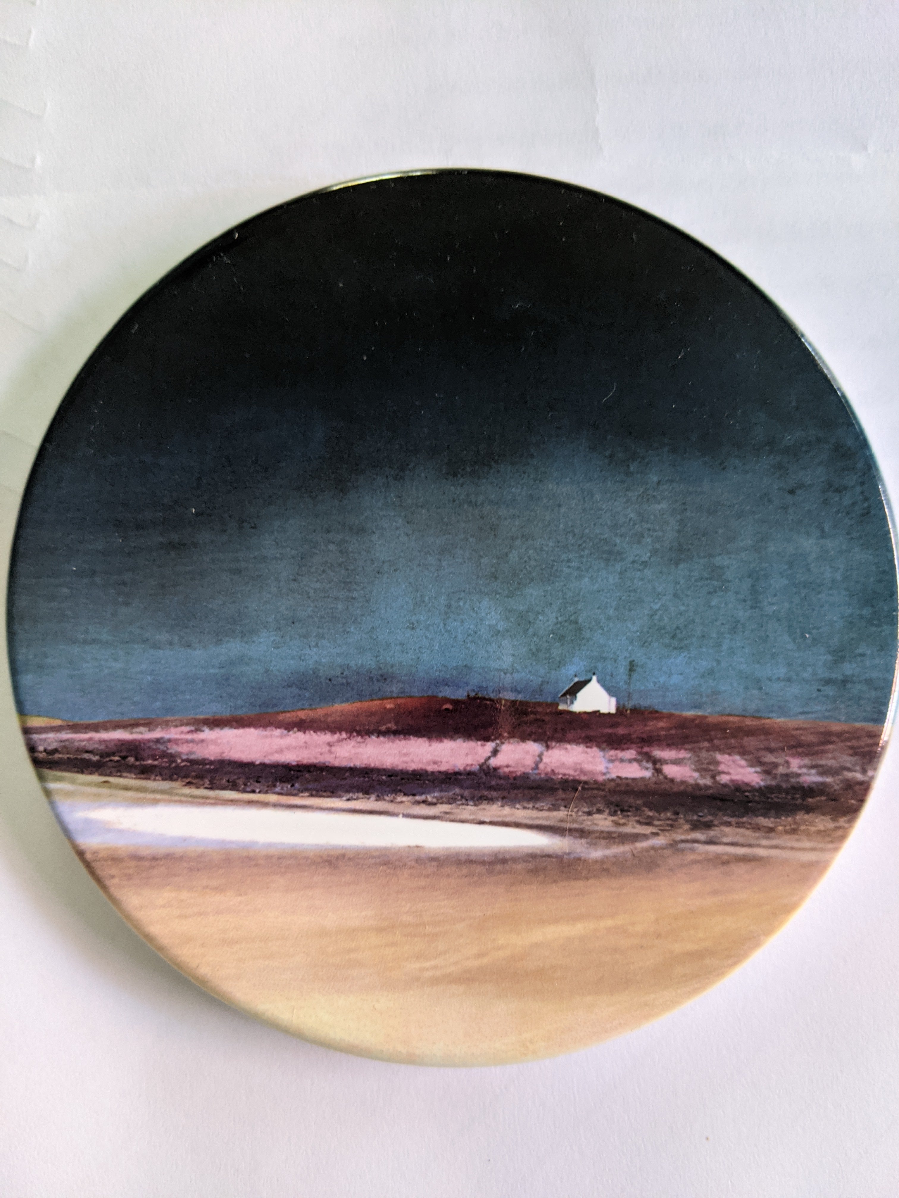 Uist Machair Ceramic Coaster | Cath Waters | Scottish Creations